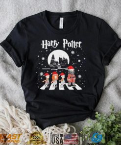 Harry Potter Chibi Abbey Road Christmas Shirt