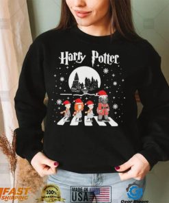 Harry Potter Chibi Abbey Road Christmas Shirt