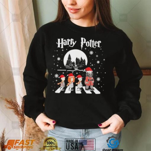 Harry Potter Chibi Abbey Road Christmas Shirt