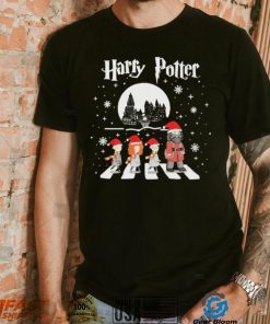 Harry Potter Chibi Abbey Road Christmas Shirt