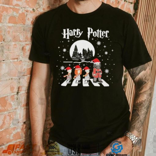 Harry Potter Chibi Abbey Road Christmas Shirt