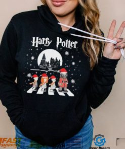 Harry Potter Chibi Abbey Road Christmas Shirt