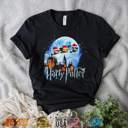 Harry Potter and Friends Santa Merry Christmas Hogwarts shirt