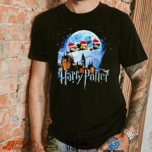 Harry Potter and Friends Santa Merry Christmas Hogwarts shirt