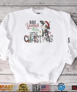 Have Yourself Merry Little Christmas Cow Santa Shirt