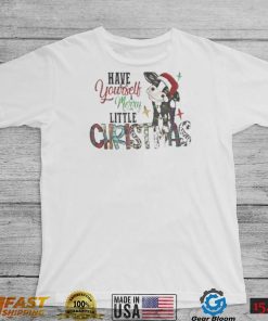 Have Yourself Merry Little Christmas Cow Santa Shirt