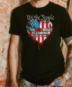 Heart We The People Red Wave Republican Is Coming 2024 Shirt