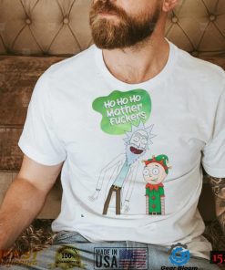 Ho Ho Ho Mother Fuckers Rick And Morty Chriatmas Shirt