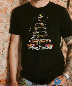 Horses Xmas Tree Merry Christmas Shirt