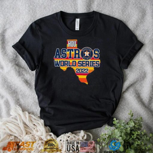 Hou Astros World Series 2022 Champion with Texas Map T Shirt