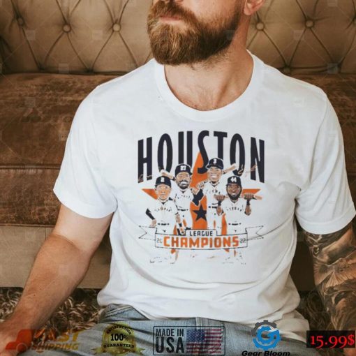 Houston Astros 2022 World Champions Caricature signatures Shirt