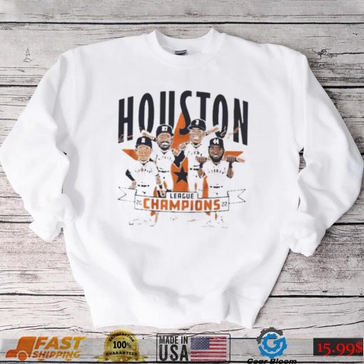 Houston Astros 2022 World Champions Caricature signatures Shirt