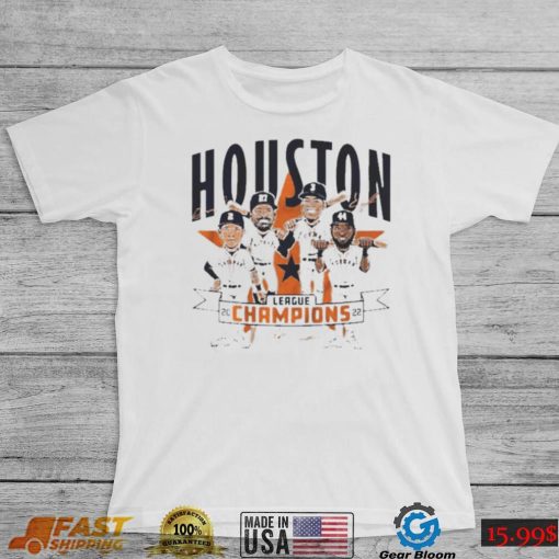 Houston Astros 2022 World Champions Caricature signatures Shirt