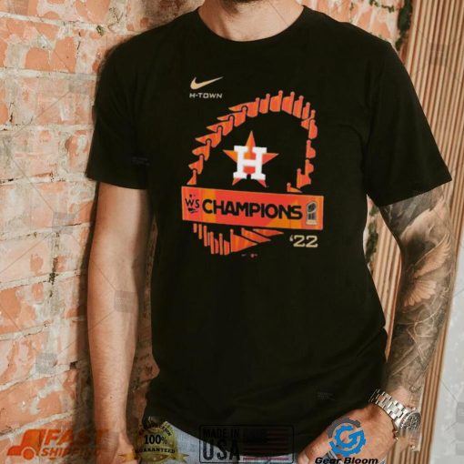 Houston Astros Nike 2022 World Series Champions Team Tri Blend T Shirt