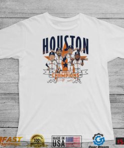 Houston Baseball 2022 World Champions Caricature Signatures Shirt