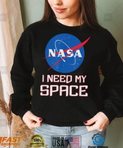 I Need My Space Vintage Nasa T Shirt Black