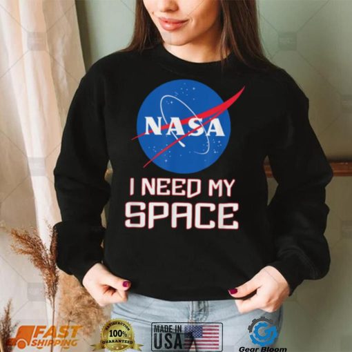 I Need My Space Vintage Nasa T Shirt Black