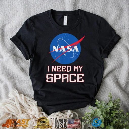 I Need My Space Vintage Nasa T Shirt Black