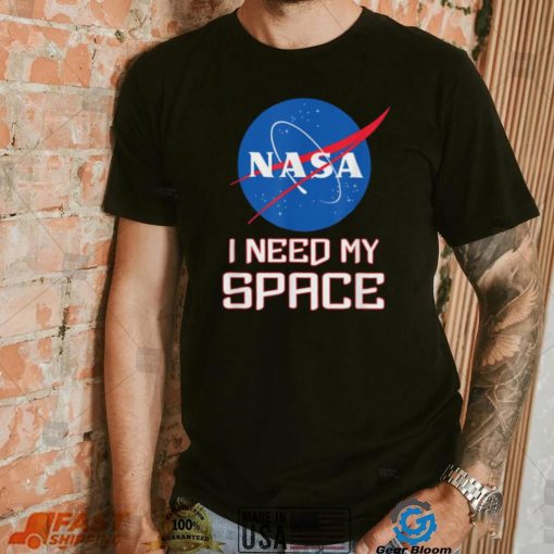 I Need My Space Vintage Nasa T Shirt Black