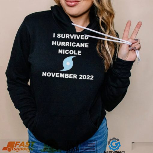 I Survived Hurricane Nicole November 2022 Shirt