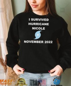 I Survived Hurricane Nicole November 2022 Shirt