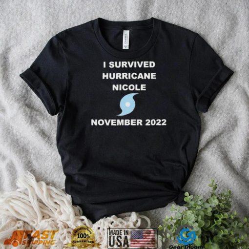 I Survived Hurricane Nicole November 2022 Shirt