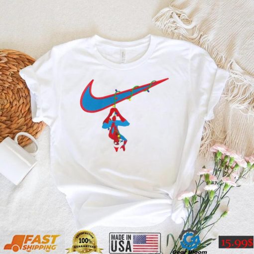 Nike Logo And Christmas Spiderman Marvel Design Unisex Sweatshirt