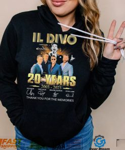 IL Divo Carlos Marin 20 Years 2003 2023 Thank You For The Memories Signature Shirt