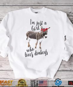 I’m just a girl who loves donkeys T Shirt