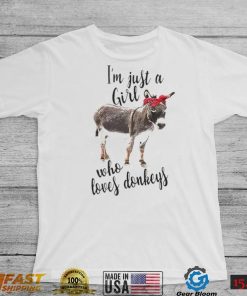 I’m just a girl who loves donkeys T Shirt