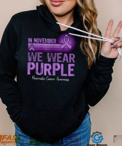 In November We Wear Purple Pancreatic Cancer Awareness T Shirt