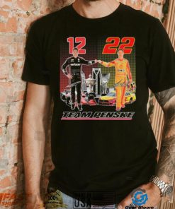 Indycar Will Power And Nascar Joey Logano Team Penske Signatures Shirt