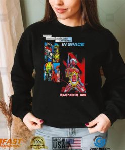 Iron Maiden X Marvel somewhere in time Guardians of the Galaxy a hollow Universe in Space shirt