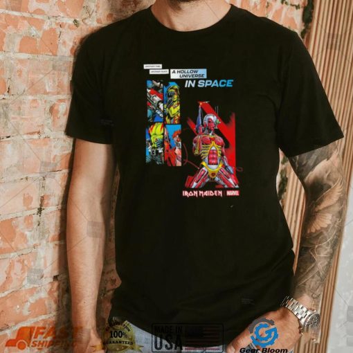 Iron Maiden X Marvel somewhere in time Guardians of the Galaxy a hollow Universe in Space shirt