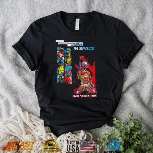 Iron Maiden X Marvel somewhere in time Guardians of the Galaxy a hollow Universe in Space shirt