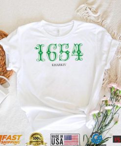 Iryna Voichuk Wearing 1654 Kharkiv T Shirt