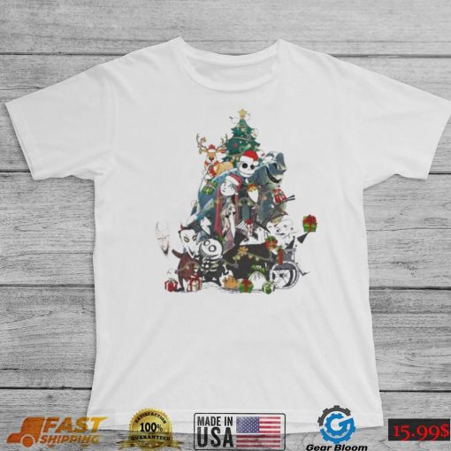 Jack Sally Oogie Boogie Nightmare before Christmas Squad Tree Shirt