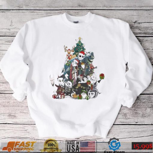 Jack Sally Oogie Boogie Nightmare before Christmas Squad Tree Shirt