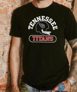 Jason Mccourty wearing Tennessee Titans helmet shirt