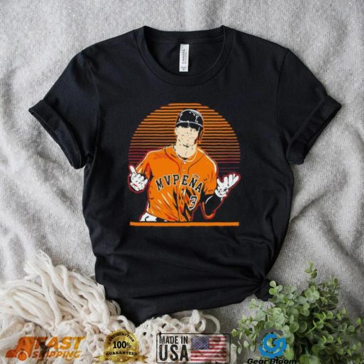 Jeremy Peña Mvpeña Shrug Houston Astros T Shirt