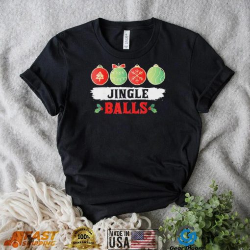 Jingle Balls Tinsel Tits Matching Couple Shirt
