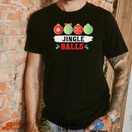 Jingle Balls Tinsel Tits Matching Couple Shirt