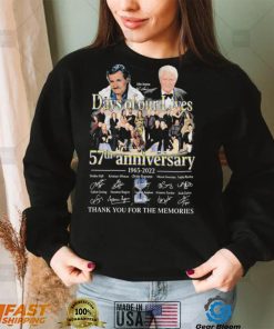 John Aniston Days Of Our Lives 57th Anniversary 1965 2022 Thank You For The Memories Signatures Shirt