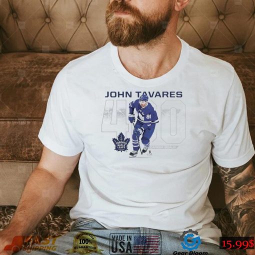 John Tavares Toronto Maple Leafs 400 Career Goals Shirt