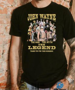 John Wayne The Man The Myth The Legend Thank You For The Memories Signatures Shirt