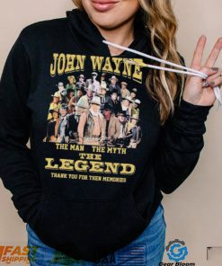 John Wayne The Man The Myth The Legend Thank You For The Memories Signatures Shirt