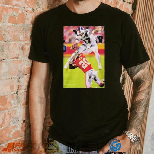 Josh Allen Buffalo Bills Jumping Over Kansas City Chiefs Shirt