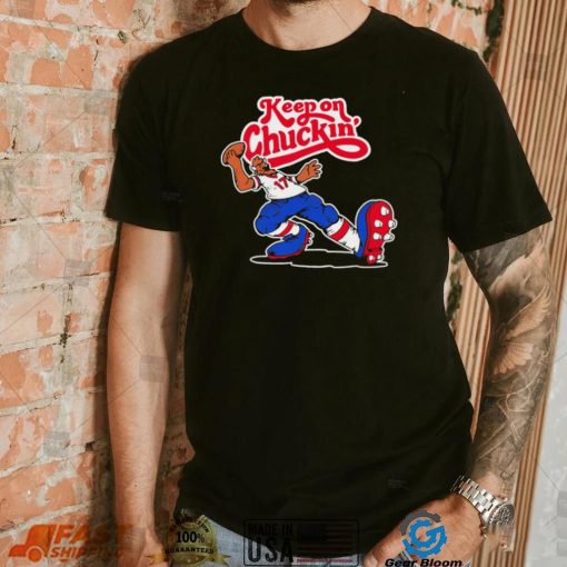 Josh Allen Buffalo Bills keep on Chuckin funny logo shirt