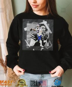 Josh Allen Football Paper Poster Bills 3 T Shirt