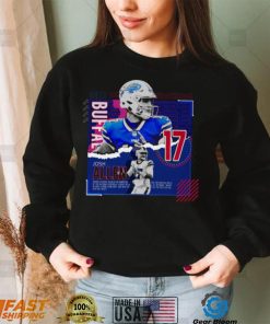 Josh Allen Football Paper Poster Bills T Shirt